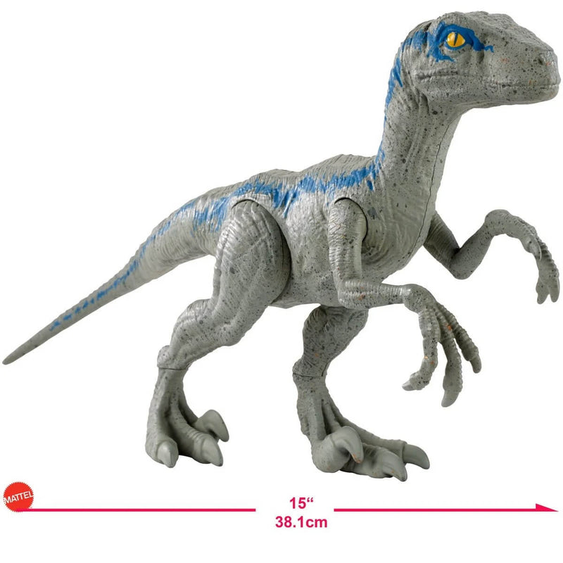 Mattel Jurassic World Blue Velociraptor 12-Inch Action Figure