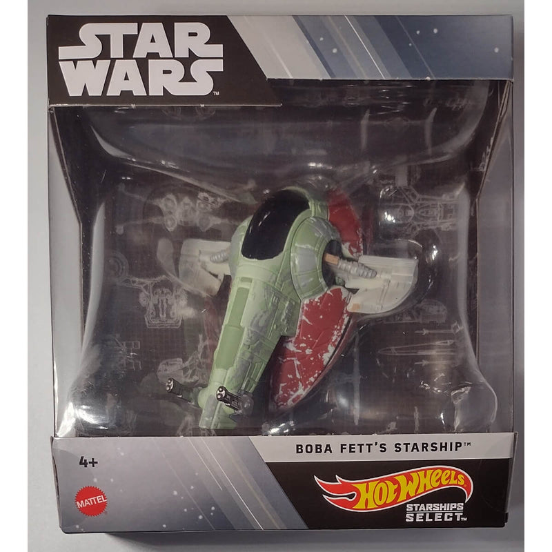 Mattel Hot Wheels 2022 Star Wars Starships Select 1:50 Scale Mix 1 Vehicles Boba Fett's Starship
