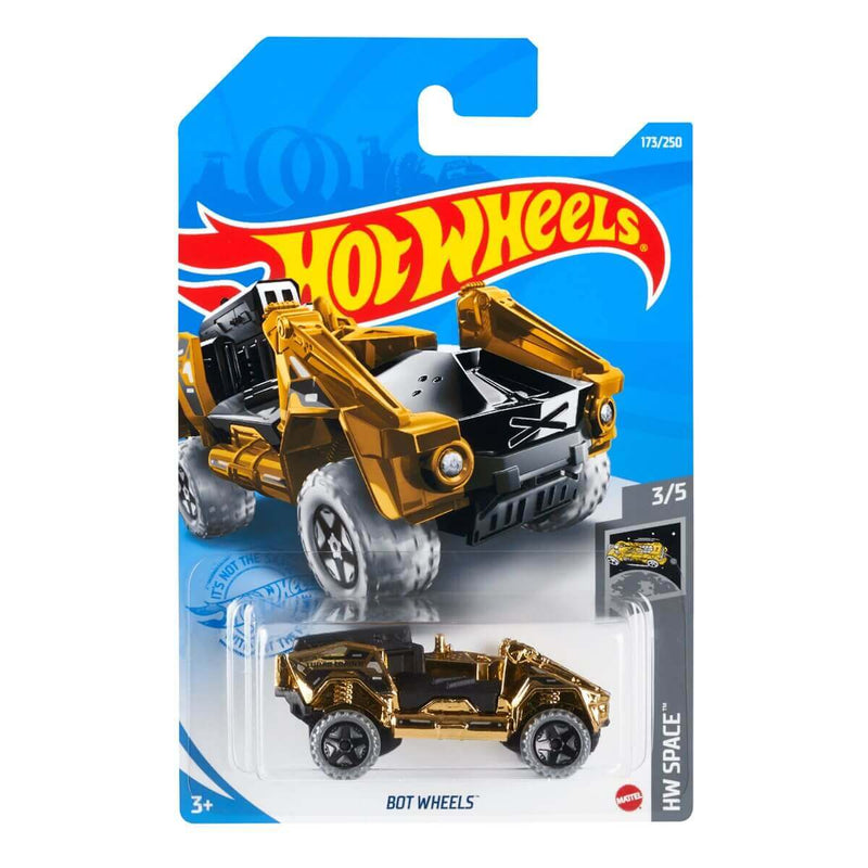 Hot Wheels 2021 HW Space Series Cars Bot Wheels (Gold) 3/5 173/250