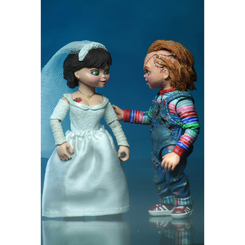 NECA Bride of Chucky Ultimate Chucky & Tiffany 7″ Scale Action Figures 2-Pack