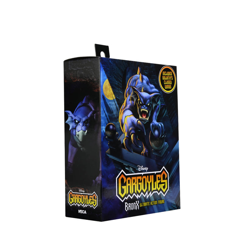 NECA Gargoyles Ultimate Bronx with Goliath Wings 7 Inch Scale Action Figure Package Picture