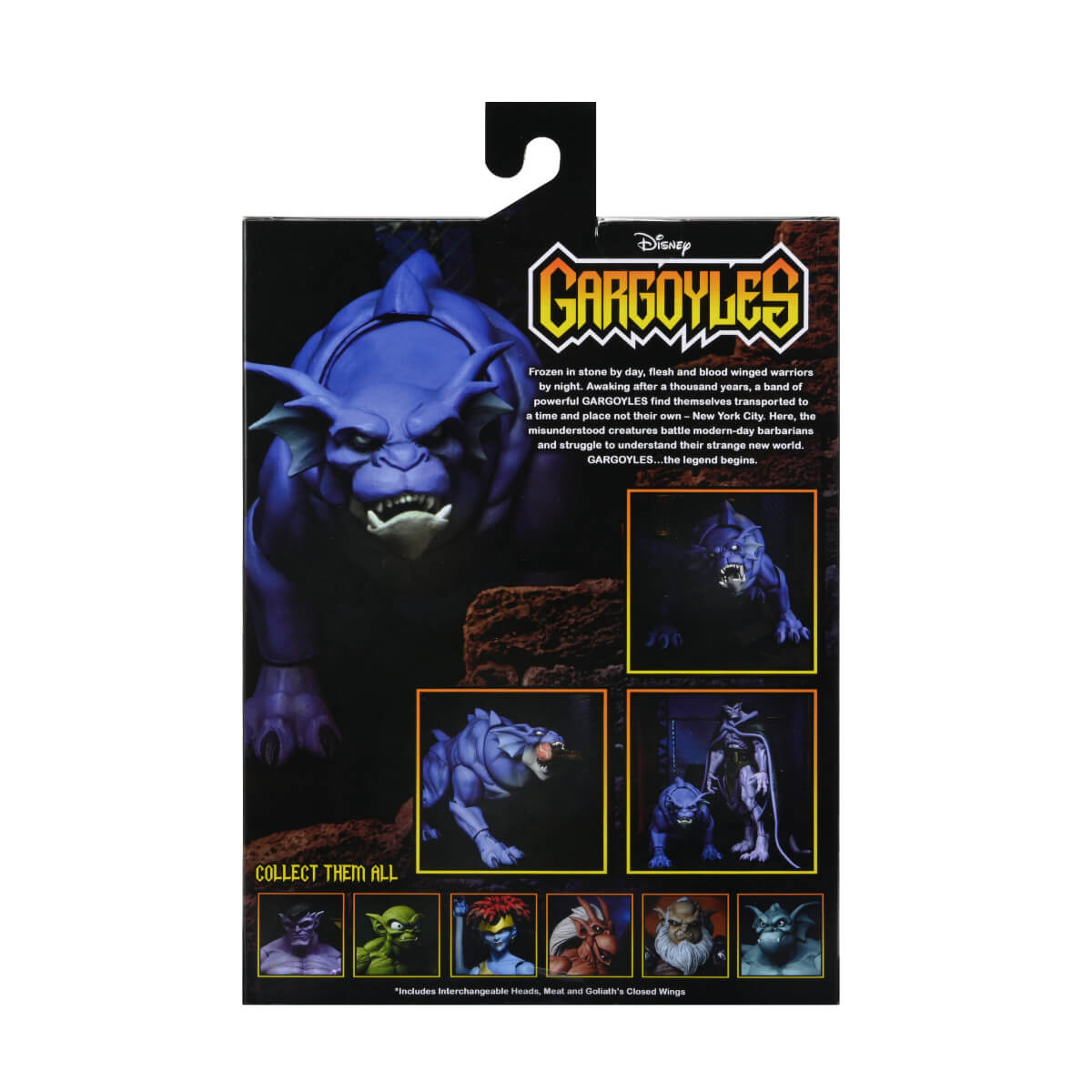 NECA Gargoyles Ultimate Bronx with Goliath Wings 7 Inch Scale Action F