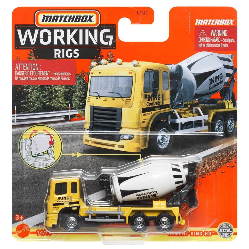 Matchbox Real Working Rigs 2022 Wave 3, Cement King HD