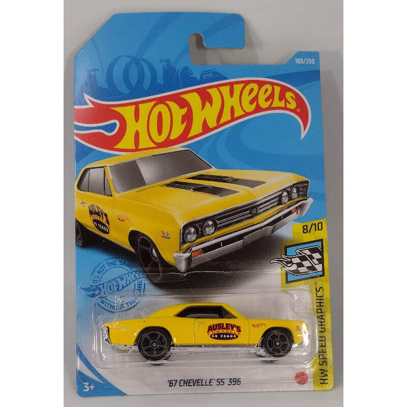Hot Wheels 2021 Speed Graphics Series Cars '67 Chevelle SS 396 (Yellow) 8/10 183/250