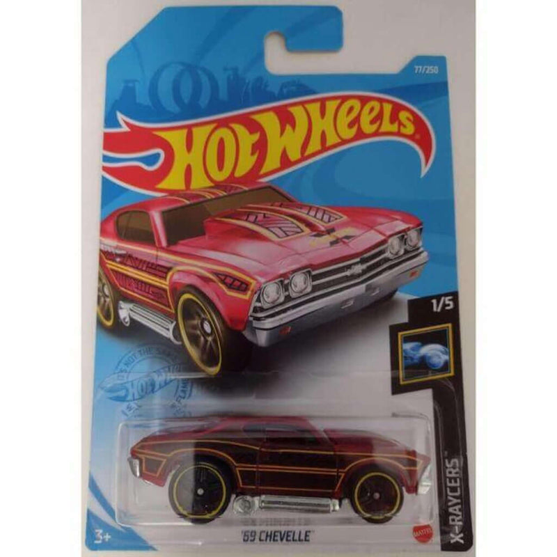 Hot Wheels 2021 X-Raycers  '69 Chevelle (Red) 1/5 77/250