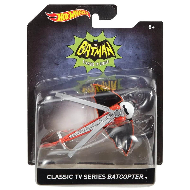 Mattel Hot Wheels Batman 1:50 Scale Vehicles 2022 Classic Batman TV Series Batcopter