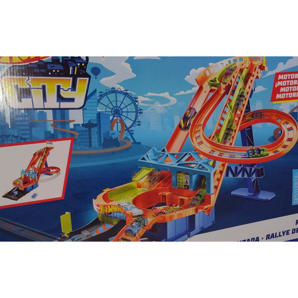 Hot Wheels City Roller Coaster Motorized Playset