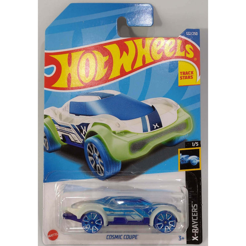 Hot Wheels 2022 X-Raycers Series Cars Cosmic Coupe (Green/Blue) 1/5 122/250