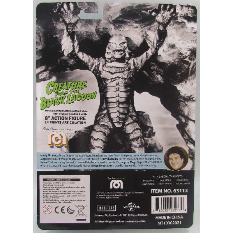 Mego Creature From The Black Lagoon Black and White