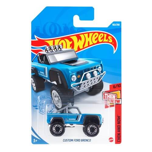 Hot Wheels 2021 Then and Now Custom Ford Bronco (Blue) 6/10 163/250