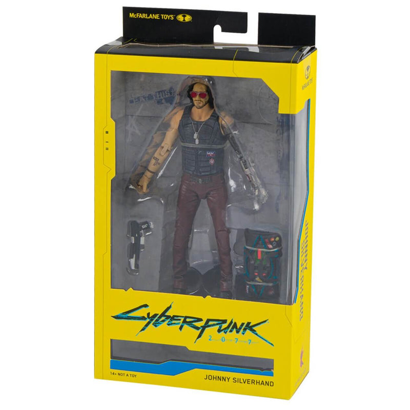McFarlane Toys Cyberpunk 2077 7 Inch Action Figures, Johnny Silverhand