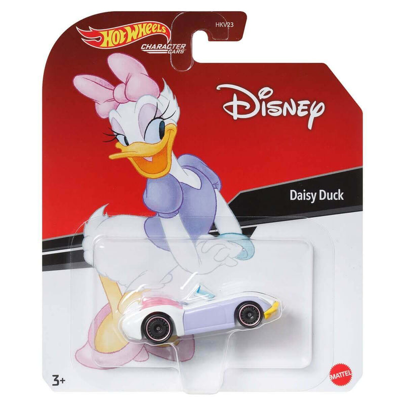 Hot Wheels 2023 Entertainment Character Cars (Mix 3) 1:64 Scale Diecast Cars, Daisy Duck