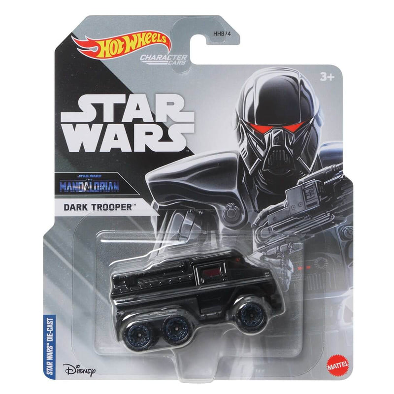 Star Wars Die-Cast Hot Wheels Character Cars Dark Trooper
