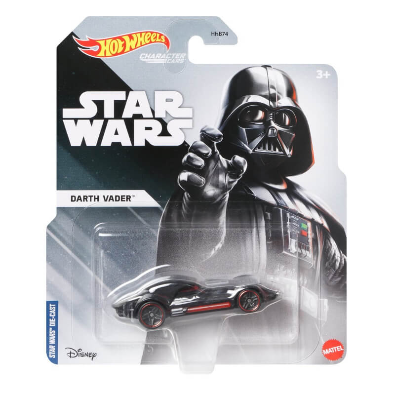 Star Wars Die-Cast Hot Wheels Character Cars Darth Vader Episode 5