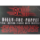 NECA Saw Billy the Puppet & Tricycle 12″ Action Figure with Sound, detail of movie description
