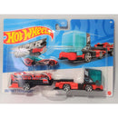 Hot Wheels 2023 Super Rigs (Mix 2) 1:64 Scale Die-cast Hauler and Vehicle Set, District Transport
