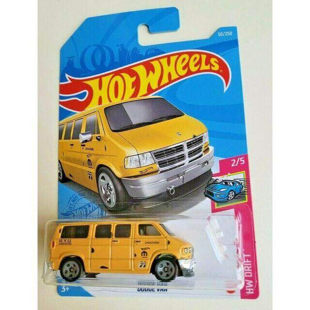 Hot Wheels 2021 HW Drift Dodge Van (Yellow) 2/5 50/250