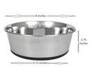 Pet Zone Deluxe Stainless Steel Bowl