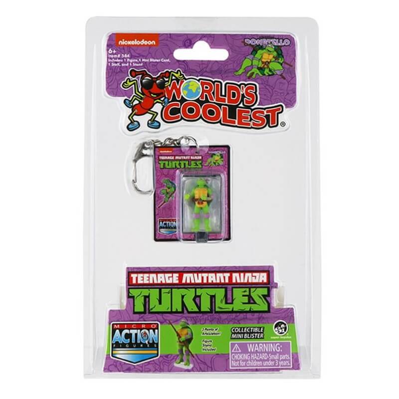 World's Coolest Teenage Mutant Ninja Turtles Micro Action Figures Donatello