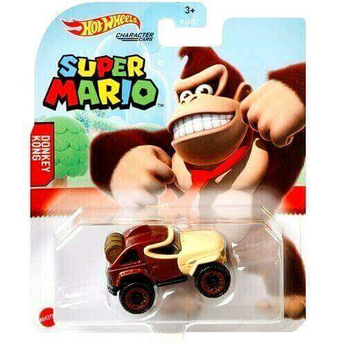 Hot Wheels Super Mario Nintendo Character Cars 2021 Donkey Kong