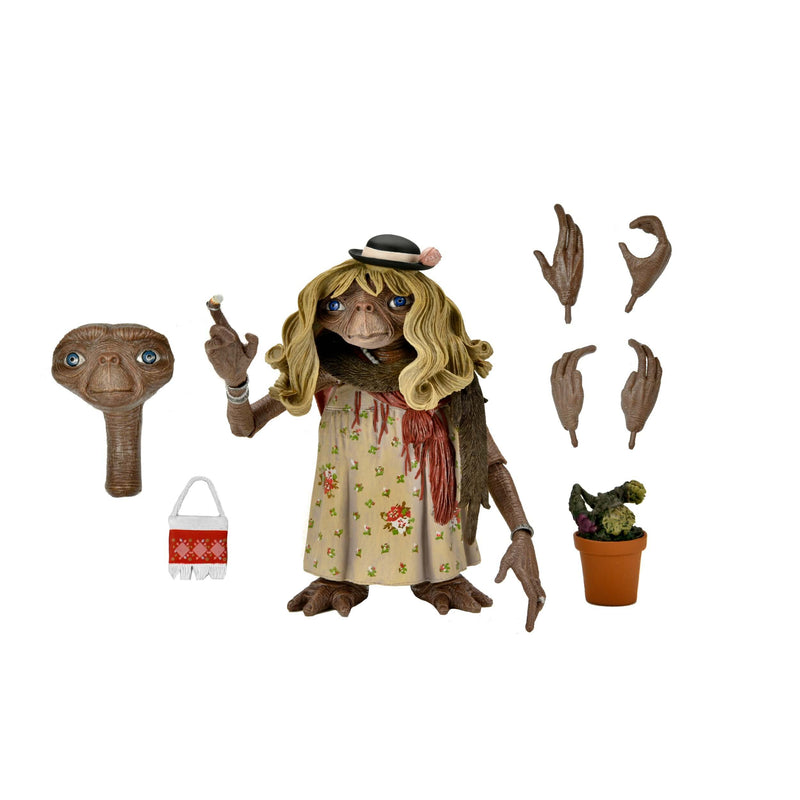 NECA Ultimate Dress Up E.T. The Extra-Terrestrial 40th Anniversary Action Figure with accessories