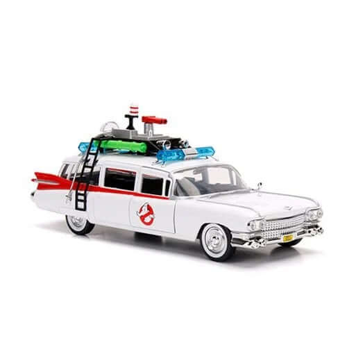 Jada Toys Ghostbusters Hollywood Rides ECTO-1 1:24 9 Inch Scale Die-Cast Metal Vehicle