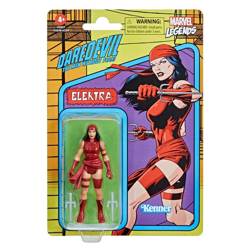 Marvel Legends Kenner 3 3/4-Inch Action Figures Elektra