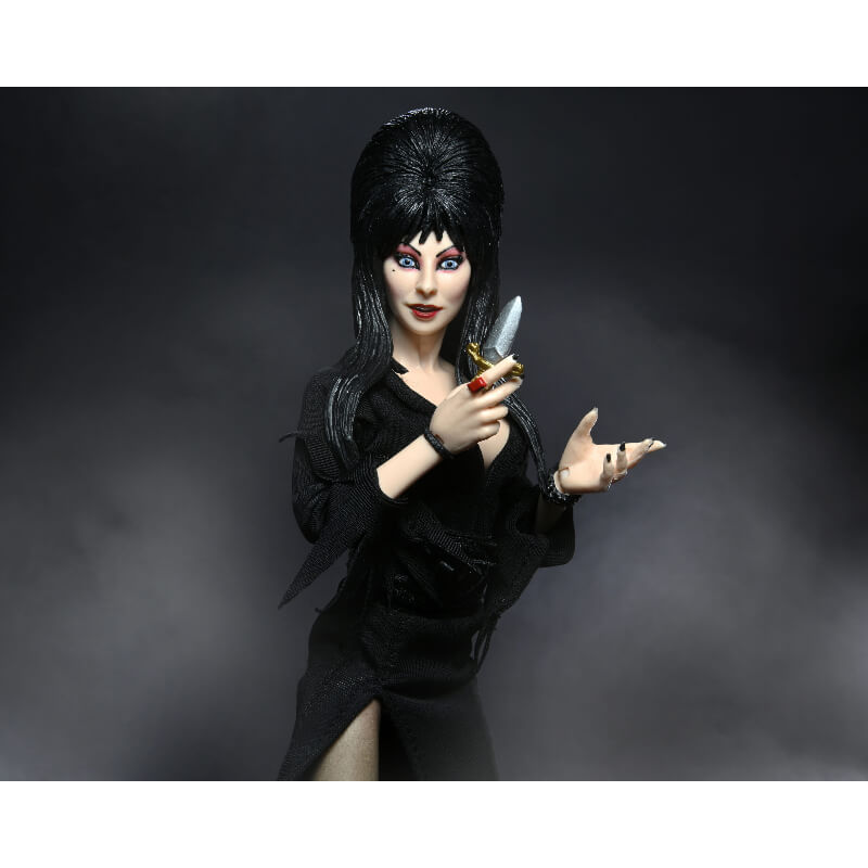 NECA Elvira, Mistress of the Dark 8-Inch Clothed Action Figure, 