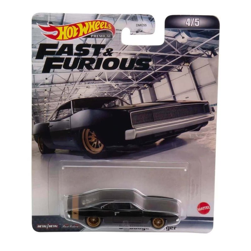 Hot Wheels Replica Entertainment 2022 Fast & Furious Vehicles, '68 Dodge Charger