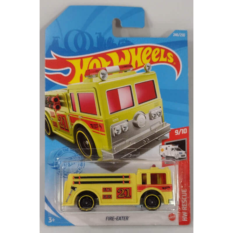 Hot Wheels 2021 HW Rescue Series Cars Fire-Eater 9/10 246/250