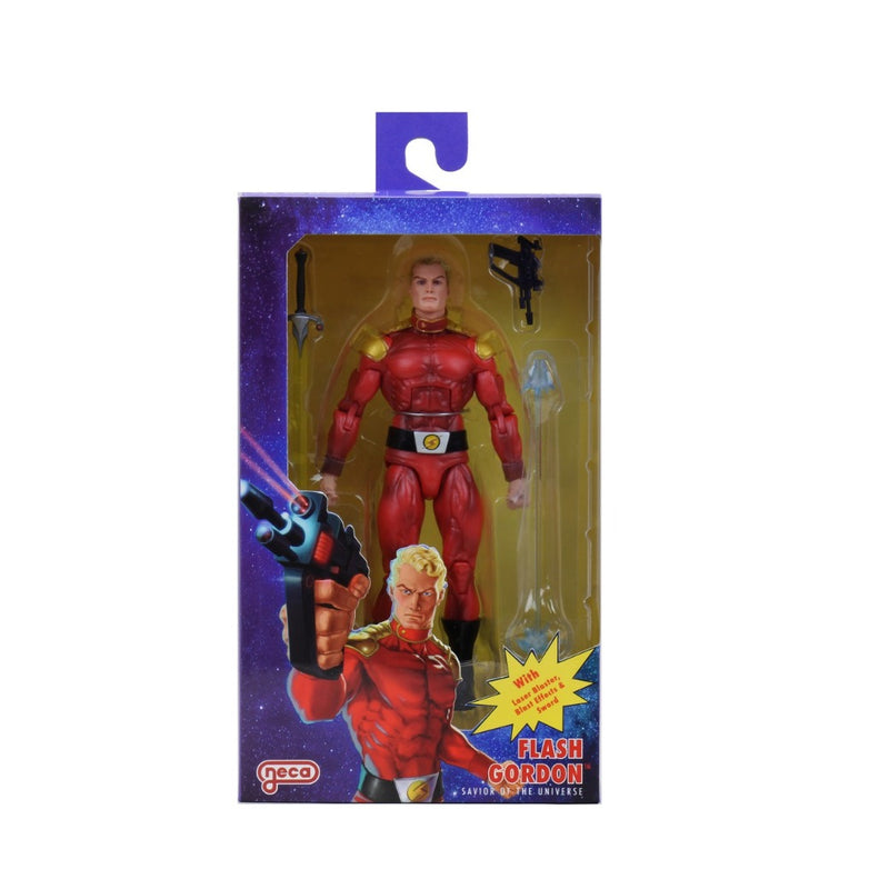 NECA King Features Defenders of the Earth Series 1 7 Inch Scale Action Figures, Flash Gordon Package Front