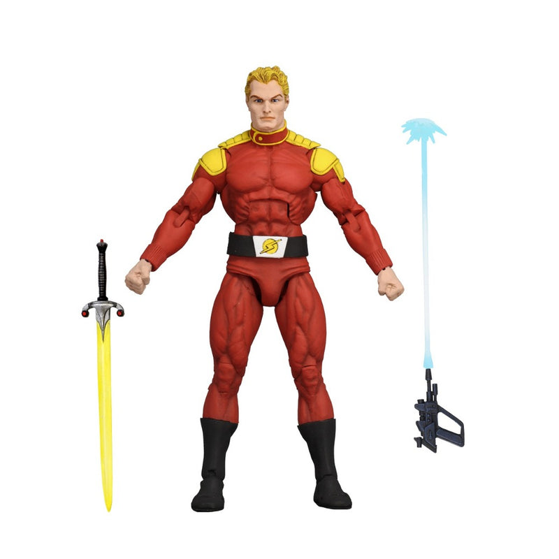 NECA King Features Defenders of the Earth Series 1 7 Inch Scale Action Figures, Flash Gordon with accessories