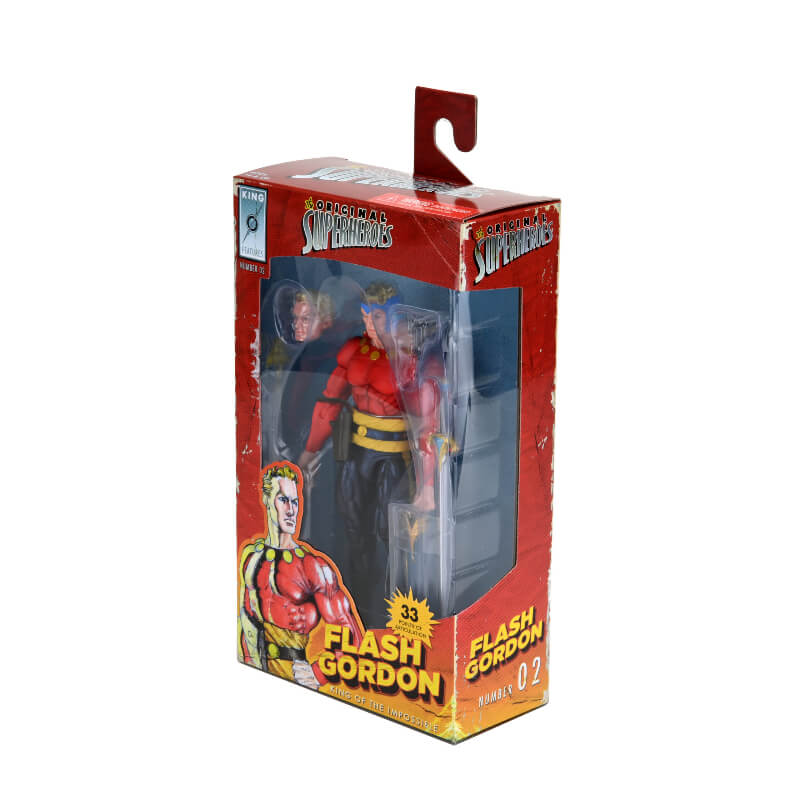 NECA The Original Superheroes King Features 7 Inch Scale Action Figures Flash Gordon