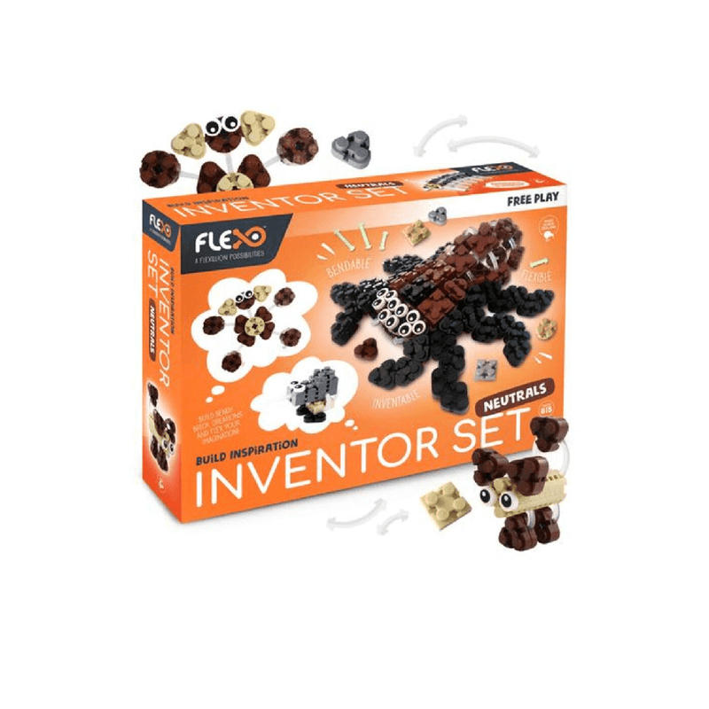 Flexo Free Play Inventor Set Neutrals Spider Kit