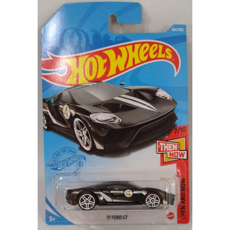  Hot Wheels 2021 Then and Now '17 Ford GT (Black) 7/10 164/250