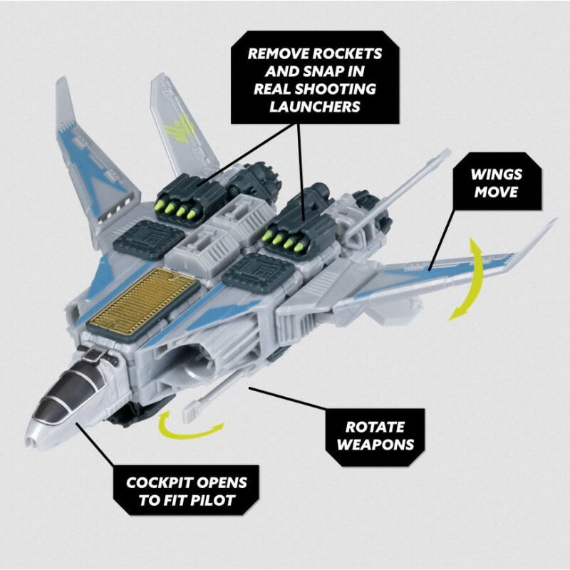 PlayMonster Snap Ships Forge Sabre XF-23 Interceptor