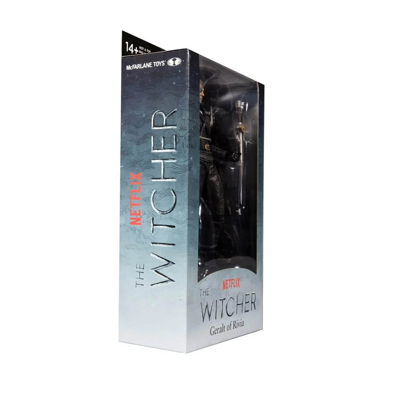 McFarlane Toys Witcher Netflix Wave 1 7-Inch Scale Action Figures, Geralt side view