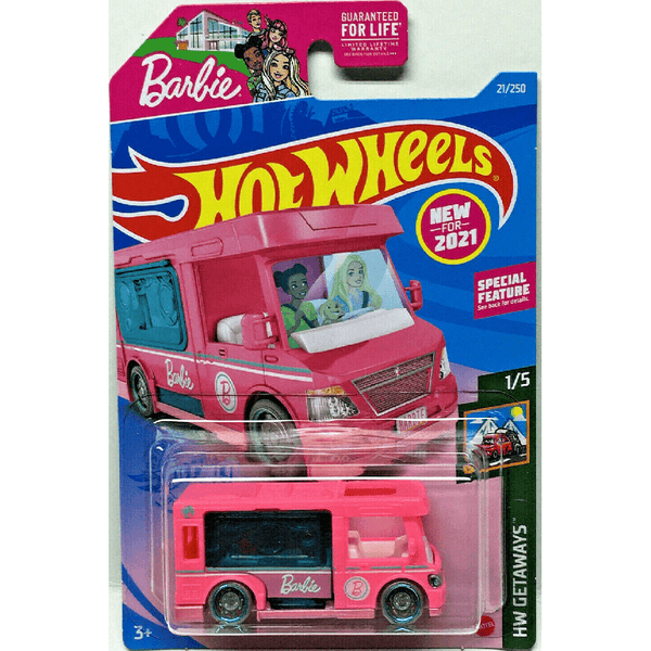 Hot Wheels 2021 Getaways Barbie Dream Camper 1/5 21/250