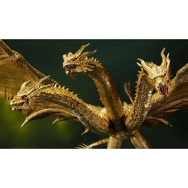 Bandai Godzilla: King of the Monsters King Ghidorah 2019 Special Color Version 10-Inch S.H.MonsterArts Action Figure