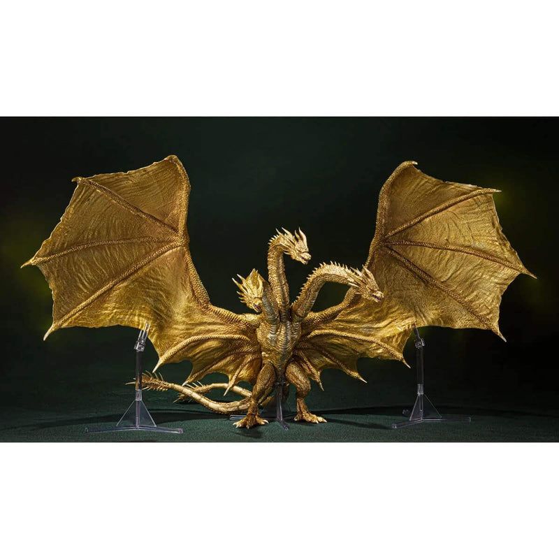 Bandai Godzilla: King of the Monsters King Ghidorah 2019 Special Color Version 10-Inch S.H.MonsterArts Action Figure