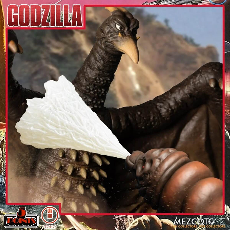 Mezco Toyz Godzilla: Destroy All Monsters (1968) 5 Points XL Round 1 Boxed Set - Mothra & Rodan