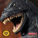 Mezco Toyz Ultimate Godzilla with Light and Sound 18-Inch Mega-Scale Figure, closeup of face showing movable jaw