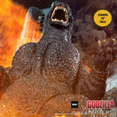Mezco Toyz Ultimate Godzilla with Light and Sound 18-Inch Mega-Scale Figure, view looking up at Godzilla showing height