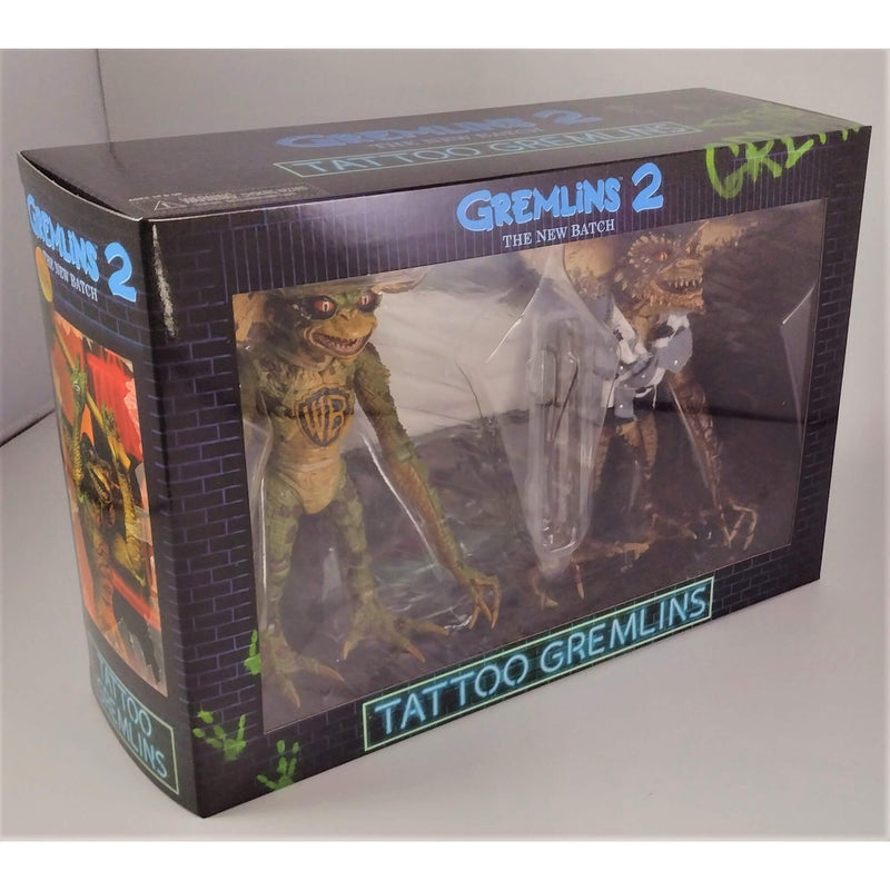 NECA Gremlins 2 Tattoo Gremlins 2-Pack 7” Scale Action Figures, Package
