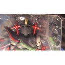 NECA Ultimate Grimsword Dungeons & Dragons 7 Inch Scale Action Figure, figure face and weapon up close