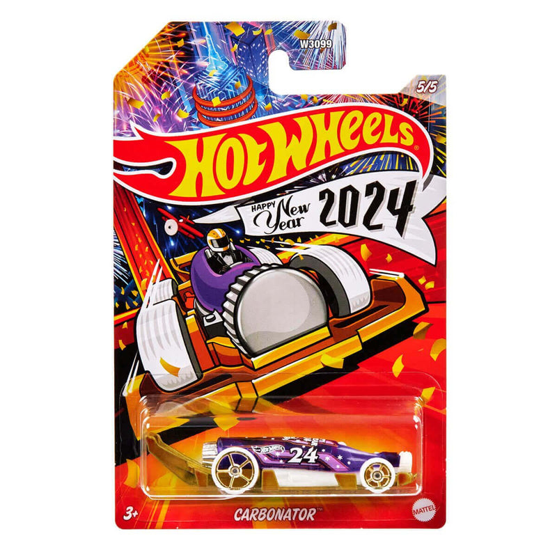 Hot Wheels Christmas 2023 Vehicles, 2024 Carbonator 5/5 HLJ95
