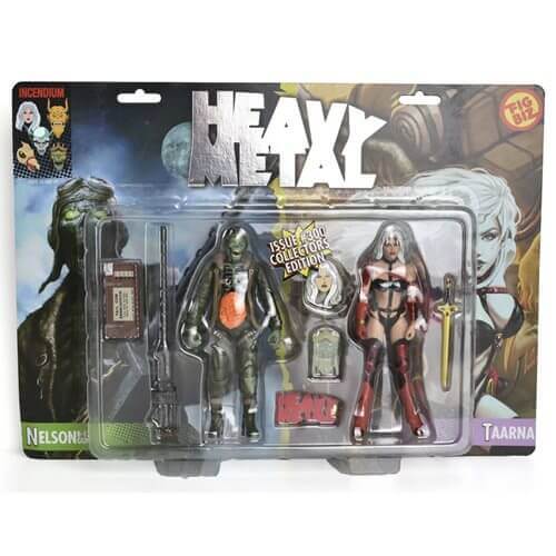 Heavy Metal 300th Issue Commemorative Taarna and Nelson 5-Inch FigBiz Action Figure Set of 2
