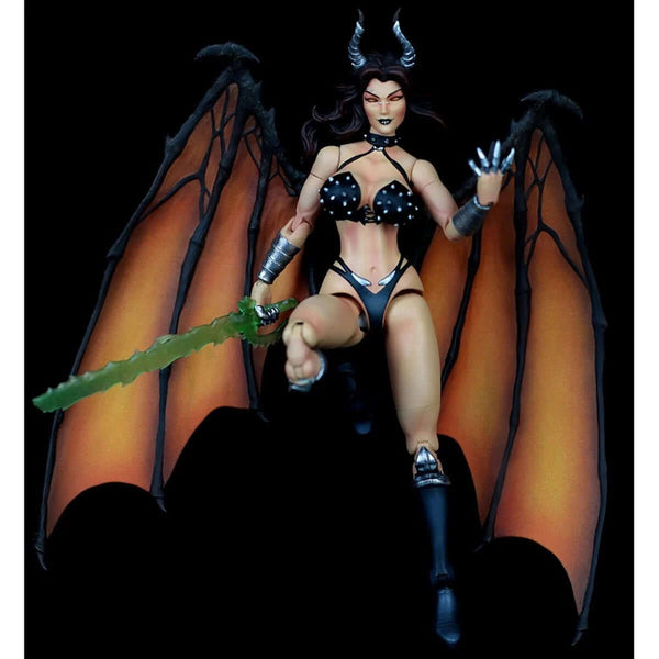 Executive Replicas Hellwitch Legacy 6-Inch Action Figure holding sword