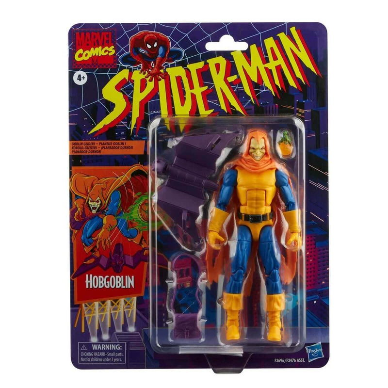 Hasbro Spider-Man Retro Marvel Legends 6-Inch Action Figure, Hobgoblin