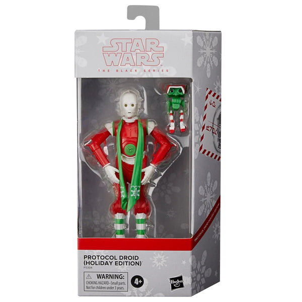 Star Wars The Black Series Holiday Edition Protocol Droid 6-Inch Action Figure in packaging
